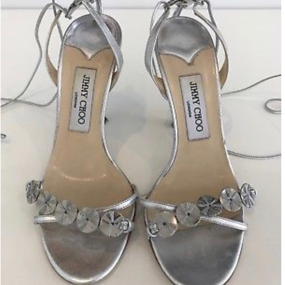 Jimmy Choo 7.5 lace up heels